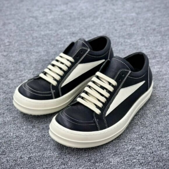 Rick owens Leather Sneakers - Picture 1 of 6